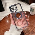 thumbnail image 4 of for iPhone 11 Case with Camera Lens Protector, Logo View for Women Men, Soft Slim Phone Cases for iPhone 11 Clear Ultrathin Back Cover (for iPhone 11,Blue), 4 of 12