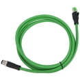thumbnail image 1 of Cordon de Raccordement M12 RJ45 Connecteur Fil de Câble Blindé avec Veste PUR avec Transmission de Données Stable, 1 of 8