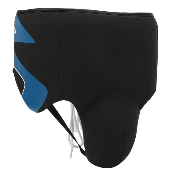 Groin Protector For Boxing, Boxing Crotch Protector Men Jockstrap Abdominal Guard Easy To Adjust Groin Protector Durable With Vent Holes For Men For Protection Blue