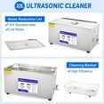 thumbnail image 2 of Seeutek Ultrasonic Cleaner, 22L with Digital Timer & Heater, Professional Stainless Steel Ultrasonic Jewelry Cleaner for Glasses Watch Rings Small Parts Circuit, 2 of 9