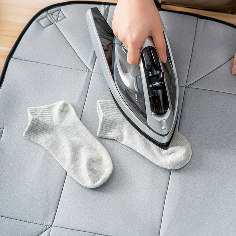Folding Ironing Mat Portable Travel Ironing Board Resistant Heat Electric- ironing Storage Bag Travel Countertop Iron Pad - AliExpress