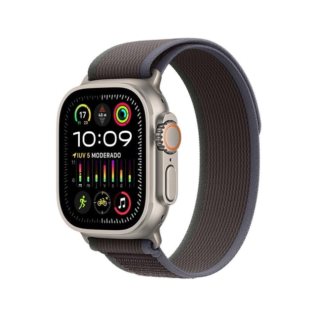 Smartwatch Apple Ultra 2 (GPS + Cellular) Caja de titanio 49MM correa Loop Trail negra talla S/M