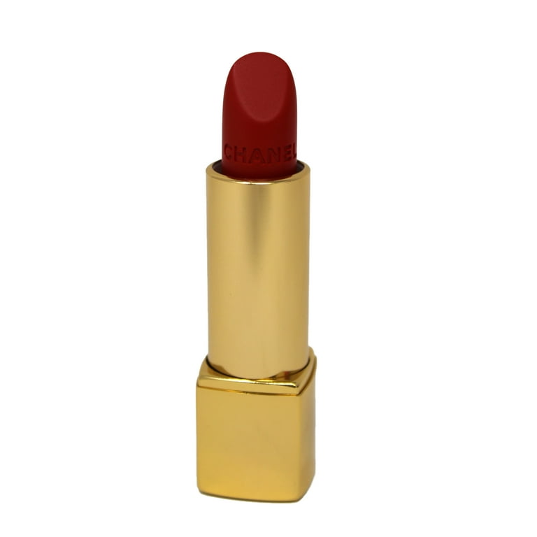 chanel matte red lipstick