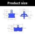 thumbnail image 3 of Hydraulic Disc Brake Instert Tool 2/4 Piston Calipers Block Bike Hydraulic Disc Brakes Bleed Blocks Spacer Enduring, 3 of 8