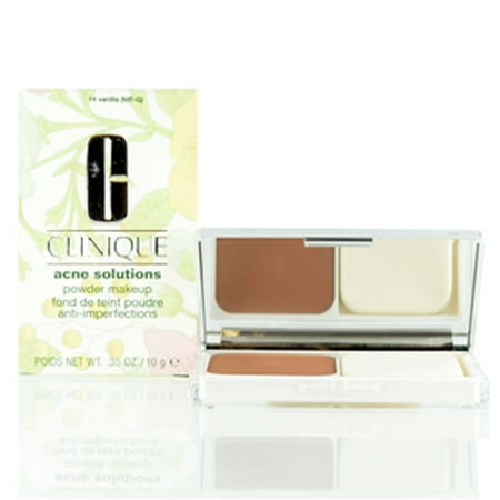 Sandalwood Powder Acne - Clinique Acne Solutions Powder Makeup 14 Vanilla (MF-G) 0.35 oz / 10 g *NIB*