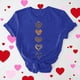 thumbnail image 2 of RKSTN Valentine Gifts Women's Valentine's Day T Shirts Oversized Crewneck Valentines Graphic Print Short Sleeve Shirt Womens Casual Solid Round Neck Plus Size Loose Fits Tee Top Summer Clothes, 2 of 8
