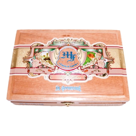 My Father Cigars Petite La Promesa Empty Wood Cigar Box 8.75" x 6" x 2"