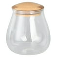 thumbnail image 1 of Recipiente hermético de 900 ml para té, café y frijoles Tarro de almacenamiento de vidrio transparente, 1 of 8