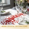 thumbnail image 5 of Uxcell 1000 Pcs Wedding Table Scatter Confetti Fake Crystals, Acrylic Diamonds Rhinestones Vase Fillers Gems for Crafts, Table Centerpiece Decor, Bridal Shower Party (Dark Green, 8mm), 5 of 6