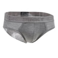 thumbnail image 1 of Ropa interior transpirable para hombre, calzoncillos suaves con bolsa para abultar Gris m, 1 of 8