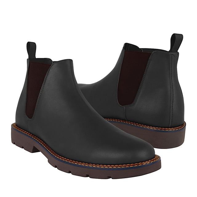 BOTINES CABALLERO STYLO 7000 SIMIPIEL NEGRO Stylo 7000