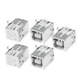 thumbnail image 1 of USB Type-B Female Right Angle PCB Mount Jack Socket (Pack of 5), 1 of 1