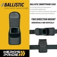thumbnail image 6 of Hero's Pride Ballistic Smartphone Case – Medium, Fits Phones with Slim or No Case, 6 of 9