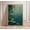 Rolled Canvas, variant on Lotus Pond Poster, Japanese Style Art Print, Green Rainfall Wall Art