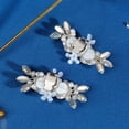 thumbnail image 2 of 2 clips para zapatos con diamantes de imitación, accesorios desmontables para zapatos de boda, decoración de zapatos de tacón, 2 of 5