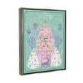 thumbnail image 3 of Stupell Industries Pastel Holiday Snowy Architecture Graphic Art Luster Gray Floating Framed Canvas Print Wall Art, Design by Melissa Wang, 3 of 8