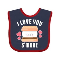 Inktastic I Love You Smore with Cute Food Valentine Girls Baby Bib