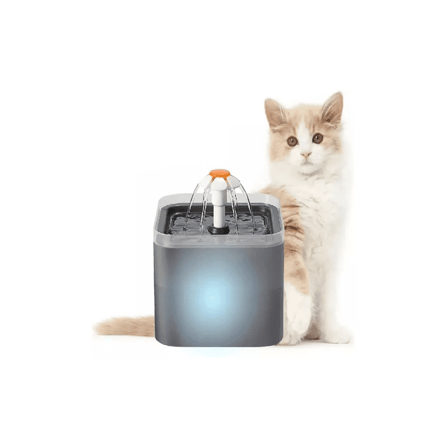 Fuente Bebedero Automático Para Mascotas BELUG Gris 2 litros Ultra Silenciosa