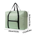 thumbnail image 6 of Large Capacity Foldable Luggage Bag Waterproof Travel Storage Bag with Wheels for Moving Clothes and Organizing Belongings, UKHBMC | Green, 6 of 8