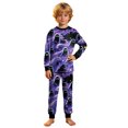 thumbnail image 5 of KPOPLK Girls Pajamas - 2 Piece Long Sleeve Halloween Pajamas and Pants Set 2-8 Years Kids Outfit Set,Size 3-4 Years, 5 of 9