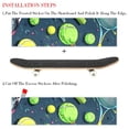 thumbnail image 2 of Tennis Premium Emery Skateboard Grip Tape Stickers (Pack of 2) | Durable PVC Backing | 8.8x32.6in/22.4x83cm | Skateboard Accessories for Ultimate Grip and Control, 2 of 5