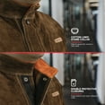 thumbnail image 5 of YESWELDER Flame-Resistant Leather Welding Jacket - Heavy Duty Protection for Welders for Men & Women(Size: Small), 5 of 5