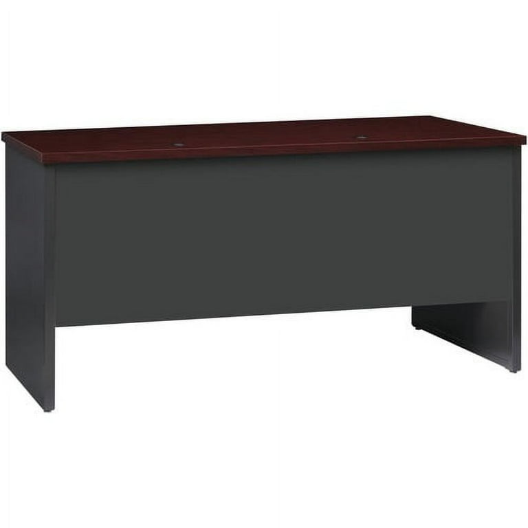 Lorell Fortress Modular Series Double-Pedestal Desk - 60 Lorell Fortress Modular Series Double-Pedestal Desk - 60