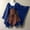 Navy, variant on EGNMCR Women's Plus Size Gothic Vintage Patchwork Renaissance Corset Dresses Goth Bandage Long Sleeve Dress