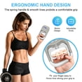 thumbnail image 2 of Rechargeable Handeful Grip Strength Tester, 396Lbs/180KG Digital Hand Grip Strength Tester with LCD Display, Adjustable Dynamometer Handgrip Measurer Meter, for Home Gym,Fitness Training,Sports,Grey, 2 of 7