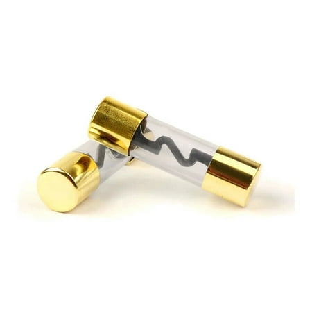 5 Pack Gold Plated High Quality Glass 100 Amp Car Audio Inline AGU Fuse