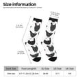 thumbnail image 2 of Disketp Retro Rooster Unisex Crew Socks Lightweight Breathable Ventilation Ankle Socks, Mid-calf socks for Daily, 2 of 6