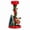 typeA, variant on Christmas Red Cartoon Pillar Candle Holders with Christmas Tree and Characters, Vintage Holiday Candle Stands for Table Centerpiece, Candlestick Holder for Dining & Living Room Decoration