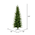 thumbnail image 3 of Vickerman 10' x 49" Moutauk Pine Artificial Christmas Pencil Tree, Unlit, 3 of 4