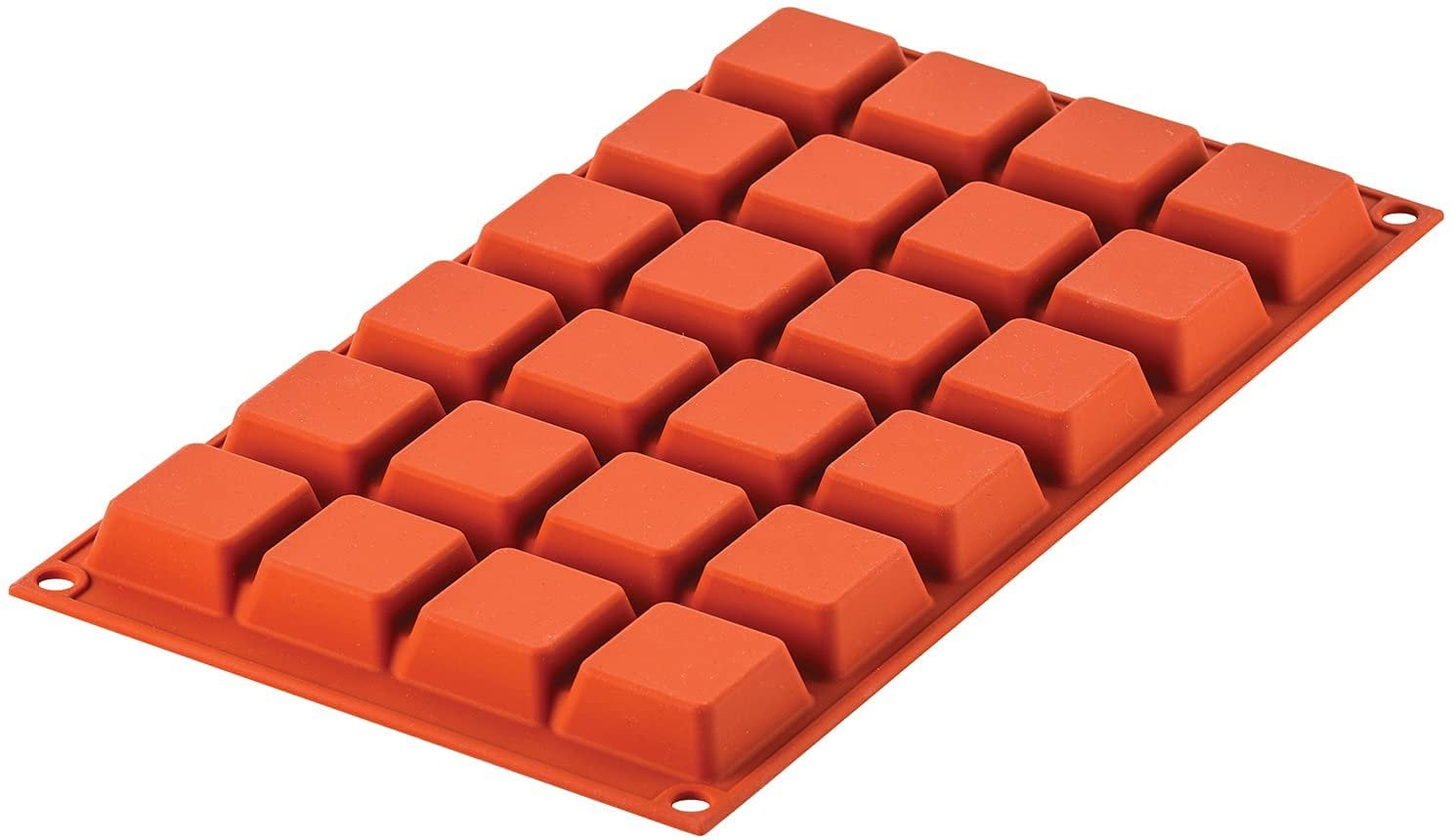 Details about   Silicone Brownie Mold Set Of 2 15 Cavities 1.5 Inch Squares Cake Baking Pan 