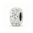 thumbnail image 1 of Fancy Bead White Sterling Silver Stones & Crystals By Swarovski 10.91 mm 4.55, 1 of 2