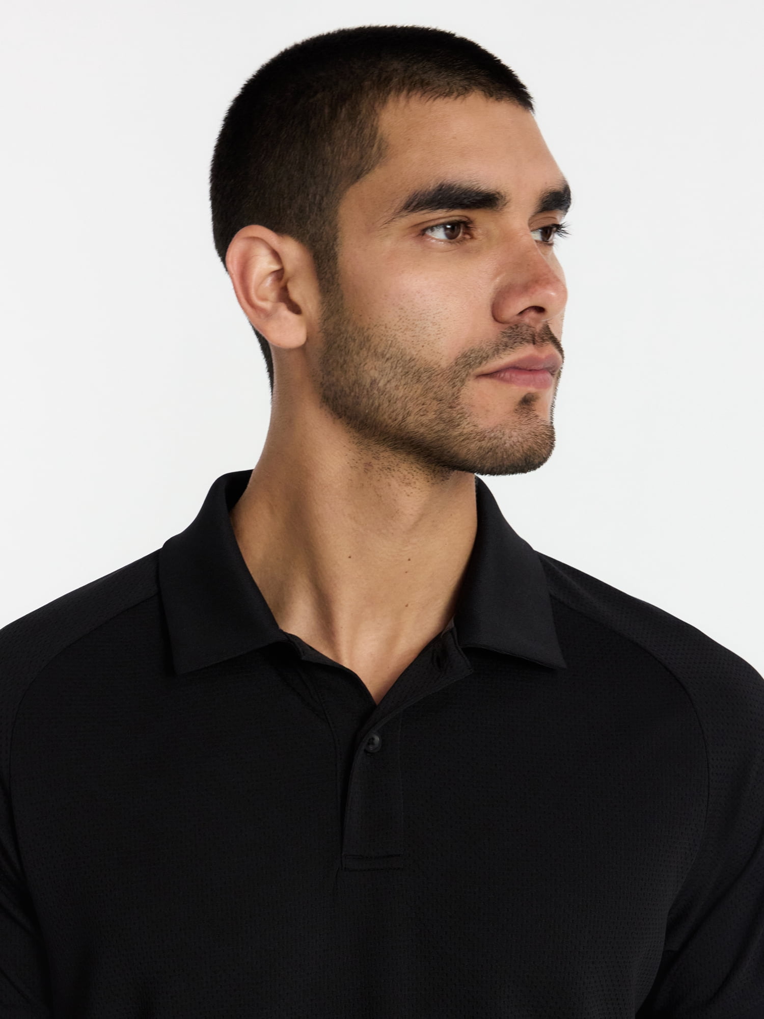 Athletic Works Men's and Big and Tall Men's Active Mesh Polo Shirt, Size XS-5XL