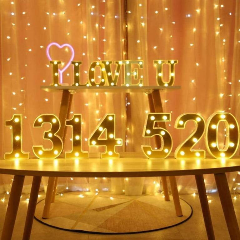 My Cinema Lightbox Rose Gold Light Box, Micro Led Marquee With 100 Letters,  Numbers And