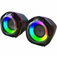 thumbnail image 2 of Bocinas Gamer BALAM RUSH GLIMM PENTA BG545 Inalambrica RGB Sonido Estereo 2.0 USB + Bluetooth 5.0 Negro BR-941228, 2 of 5