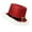 Red, variant on Weflink Christmas Elf Hat Red Green Santa Clauses Cap Lightweight Practical Fabric Holiday Party Costume Decoration For Family Group Activity