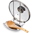 thumbnail image 1 of Soporte para tapa de olla y cuchara, herramienta de cocina de acero inoxidable, 1 of 5