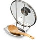 thumbnail image 1 of Soporte para tapa de olla y cuchara, herramienta de cocina de acero inoxidable, 1 of 5