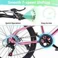 thumbnail image 5 of Akaber Kids Bike for Girls 6-11, 20 Inch Mountain Bike for Kids with High Carbon Steel, Dual Disc Brakes and Kickstand, 5 of 7