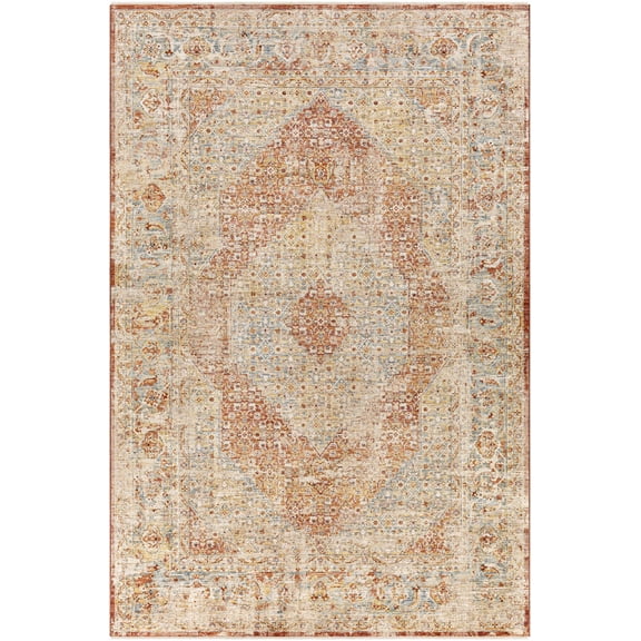 BoutiqueRugs Candiis Traditional Area Rug - Rust, Burgundy, Dusty Pink - 10' x 13'11"