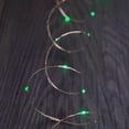 thumbnail image 1 of 60" Green Micro LED Battery Operated Bulbs Fairy Multi Lights Christmas String, 1 of 2