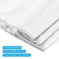 thumbnail image 3 of Uxcell 14"x5" Stretch Chair Sashes Bows Chair Bands Sashes with Buckle Slider White 10 Pack, 3 of 5