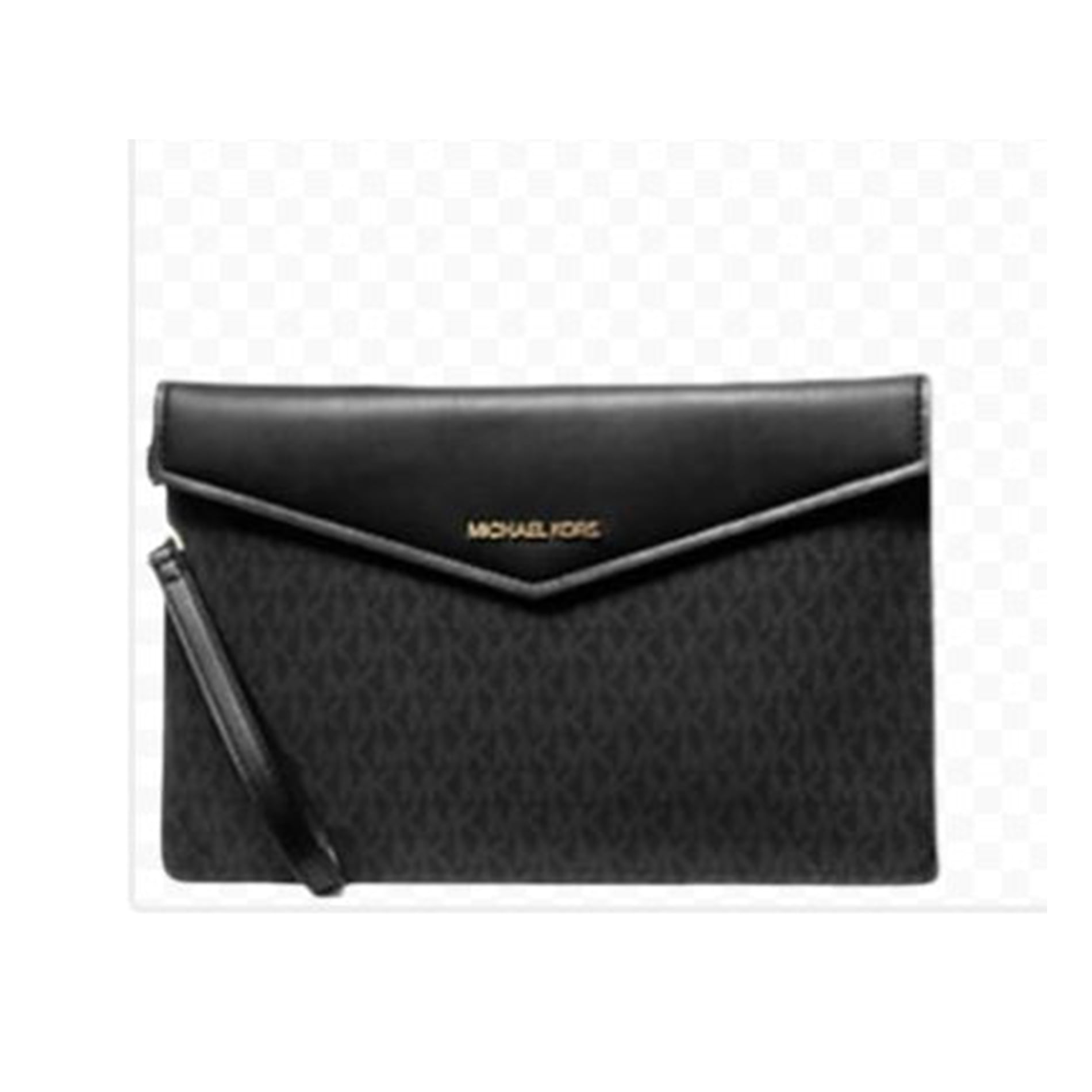 Michael Kors Womens Maisie 3 In 1 Large Top Zip Tote Crossbody Pouch Wristlet MK Signature (Black) 35T1G5MT7B-001