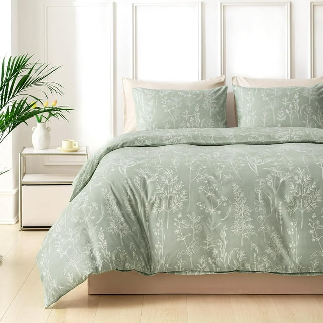 Duvet Cover Queen Ultra Soft Brushed Microfiber Queen Duvet Cover Set Pieces Breathable Queen Bedding Sets with Zipper Closure and Corner Ties Grey Striped