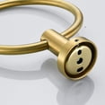thumbnail image 3 of Toallero redondo de acero inoxidable para pared para baño o cocina, toallero de ducha dorado, accesorios de baño, 3 of 5