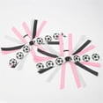 thumbnail image 4 of 2Pcs Softball Hair Ties with Eye Catching Patterns Football Pattern Hair Bands Scrunchies For Active Girls and Teens, 4 of 9