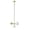 Gold, variant on Gracie Mills Makenna 5-Light Brass Chandelier with Frosted Glass Globes - GRACE-15080